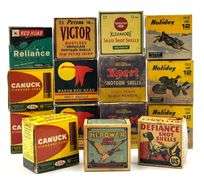 Set of 15 Miniature Shotgun Shell Boxes - Kraft Auction Service, LLC