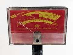 White's Coinmaster 6000/Di Series 3 Metal Detector w/ Case - Kraft ...