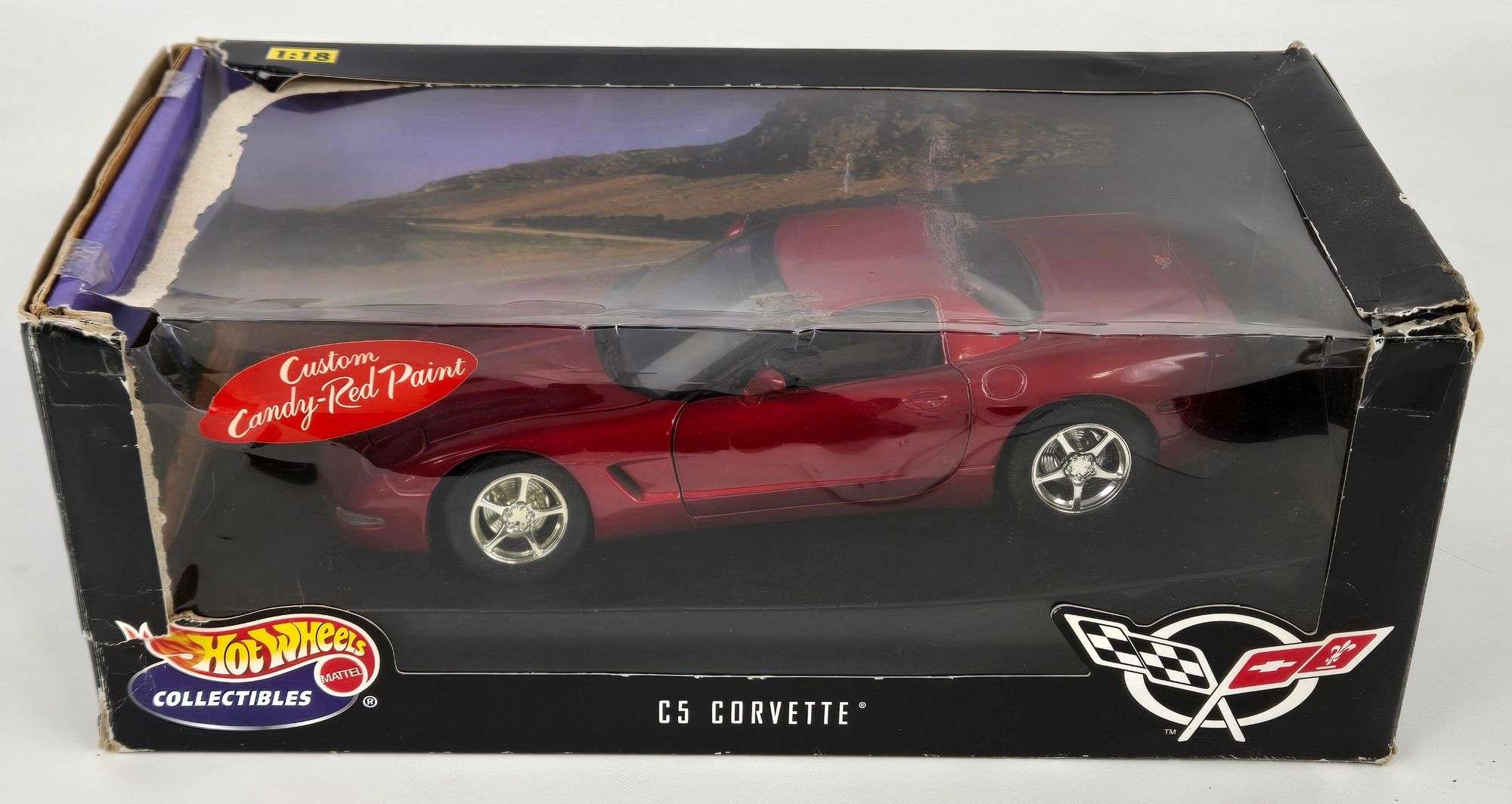 1/18 Die-Cast Hot Wheels C5 Corvette Car - Kraft Auction Service, LLC