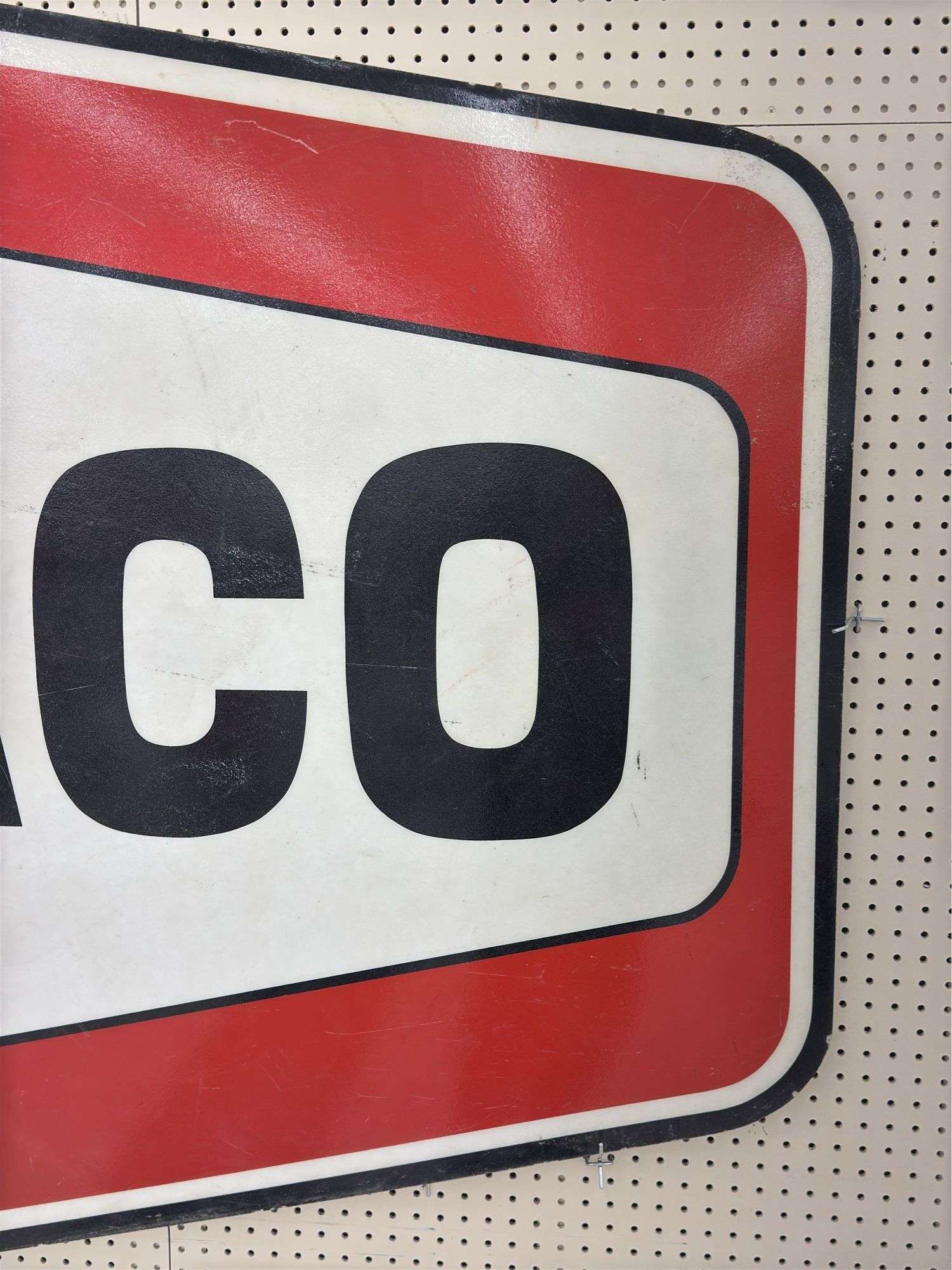 7ft Vintage DS Texaco Tomahawk Fiberglass Sign - Kraft Auction