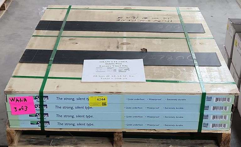 (WE) Shaw Citadel Luxury Vinyl Tile, Dublin Pine - Kraft Auction ...