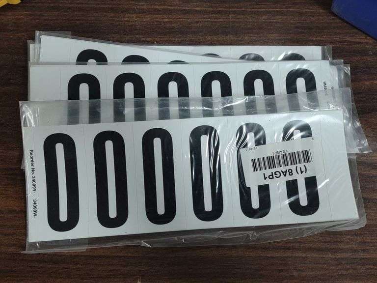 Adhesive Numerical & Alphabetical Labels