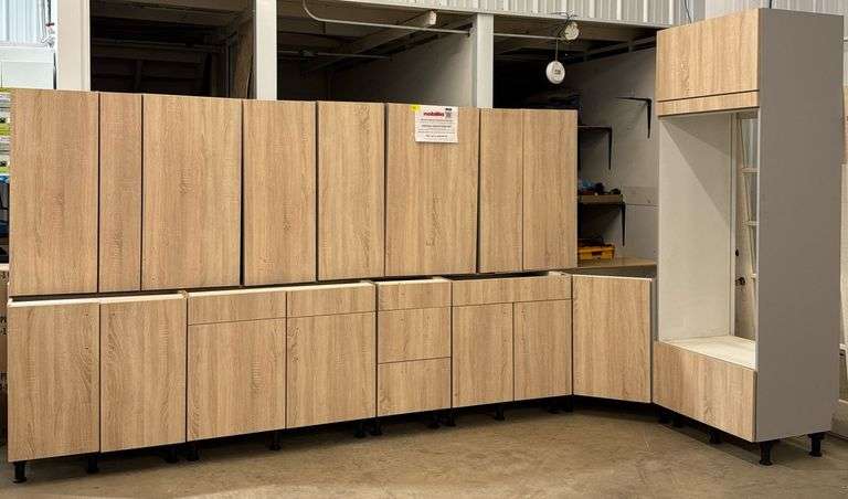 NOBILIA Virginia Oak Kitchen Set, 14PC