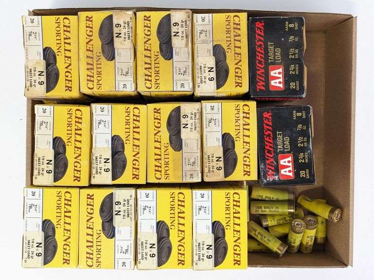 350 Rnd Challenger & Winchester 20 Ga 2-3/4in Shotgun Shells - Kraft ...
