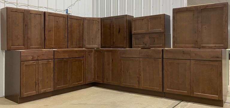 RUSTIC WALNUT SHAKER Premium Kitchen Cabinets