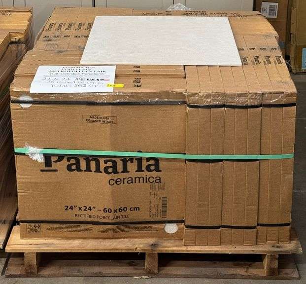 562 Sqft Florida Metropolitan Fair 24in x 24in Porcelain Tile