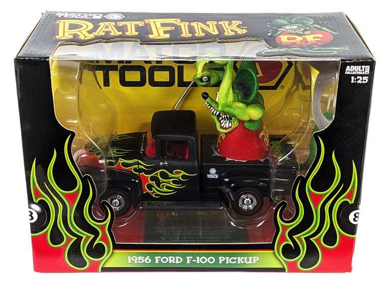 1/25 Matco Tools Ed Roth Rat Fink 1956 Ford F-100 Pickup Truck - Kraft ...