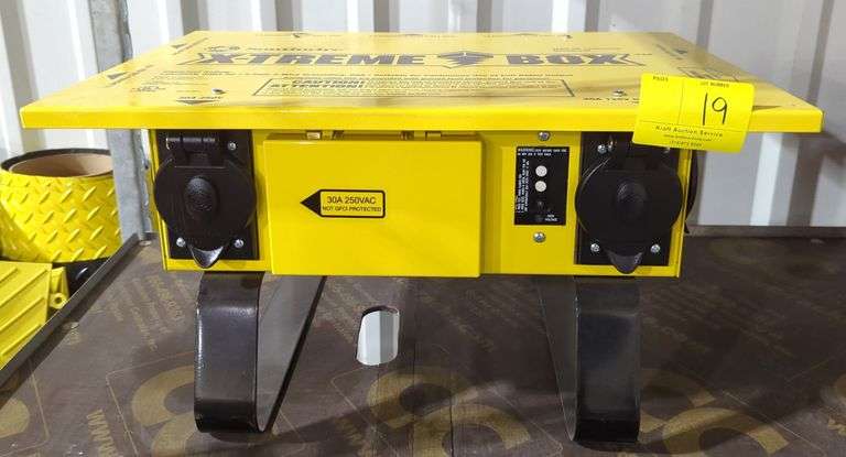 Southwire 6506 TLSX 50A Temporary Power Distribution Box X-Treme Box 6 ...