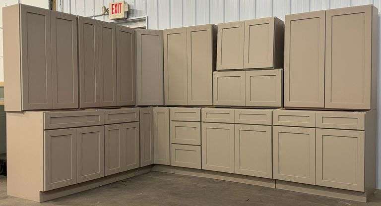 14PC Mojave Shaker Solid Wood Premium Kitchen Cabinet Set