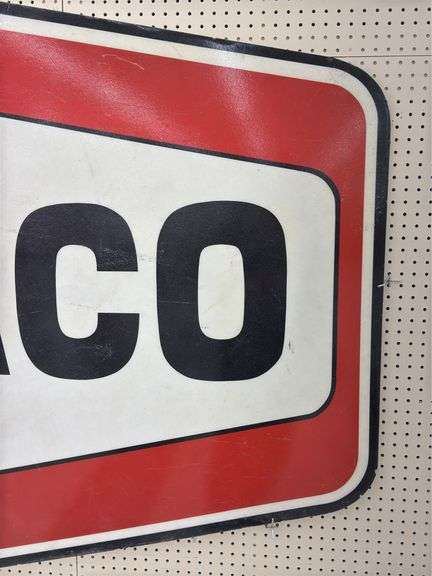 7ft Vintage DS Texaco Tomahawk Fiberglass Sign - Kraft Auction