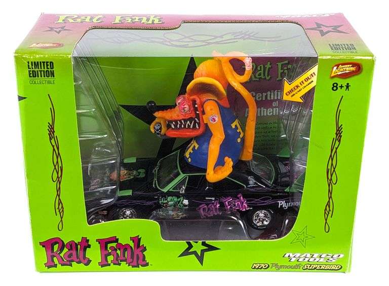 Johnny Lightning Matco Tools Ed Roth Rat Fink 1970 Plymouth Superbird ...