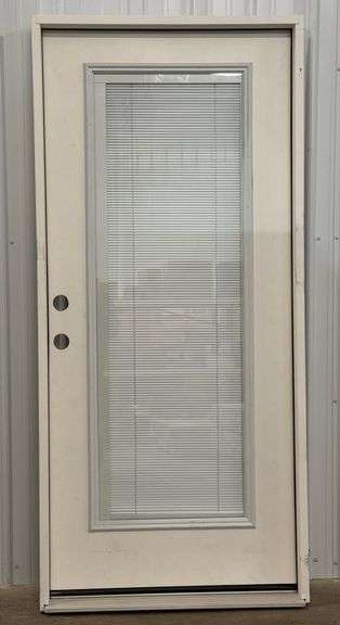 REEB 36in RH Full View Mini-Blind Pre-Hung Exterior Door