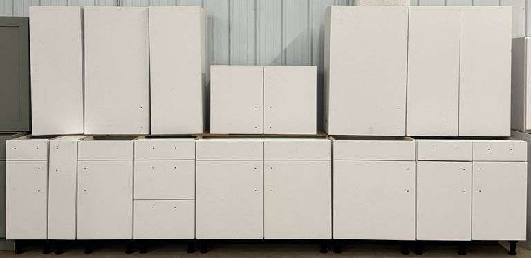 NOBILIA Alpine White Kitchen Set, 14PC