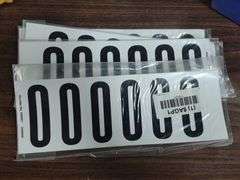 Adhesive Numerical & Alphabetical Labels