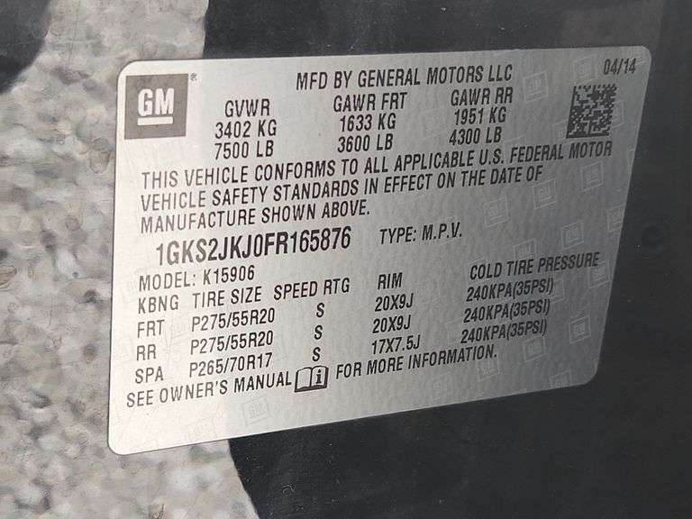 2015 GMC Yukon XL Denali