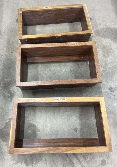 (D) Wooden Storage Shelving
