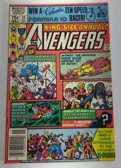 (D) Marvel The Avengers Comic Book Vol. 1 #10 1961