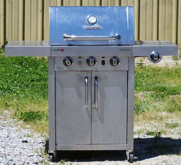 (G) Char-Broil Stainless Outdoor Gas Grill