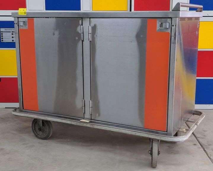 (G)Carter Hoffman Corp Stainless Steel Holding Cart