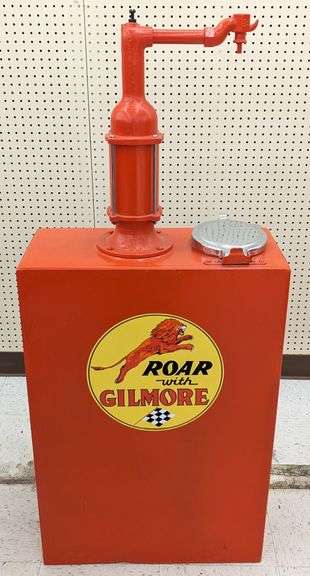 Restored Gilmore Service Station Lubester