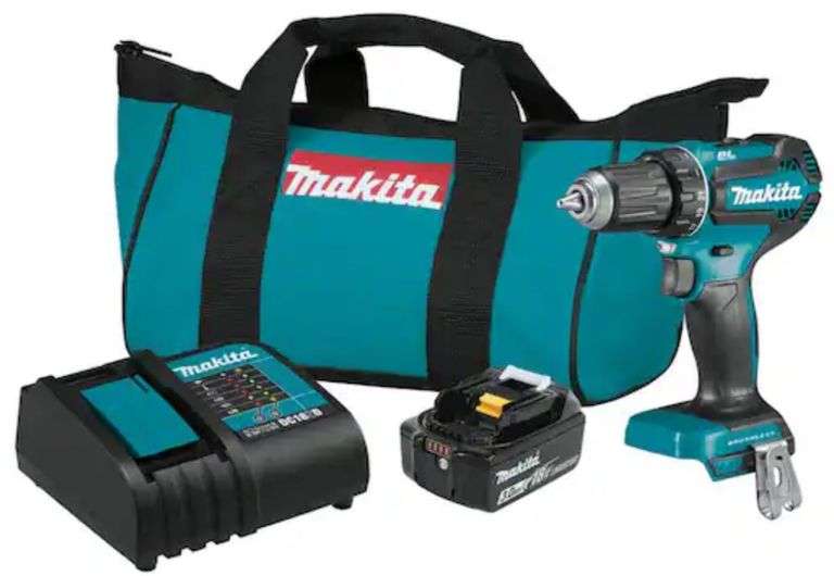 Makita 18V 1/2” Cordless Driver-Drill Kit