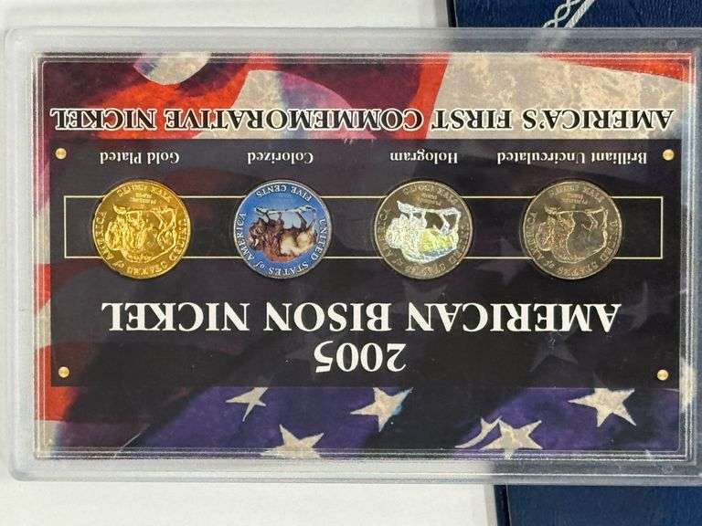 2005 American Bison Nickel Set & 1913-1938 Buffalo Nickel Collection (Incomplete)