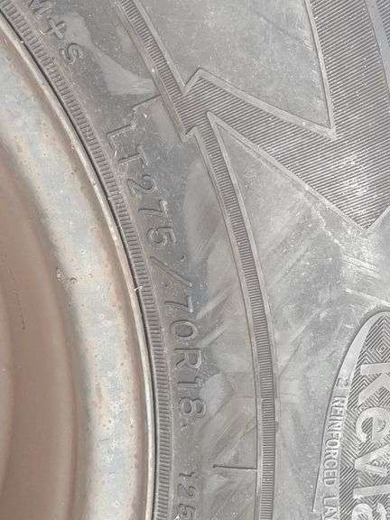 (AK) Goodyear Wrangler Tires w/ Rim