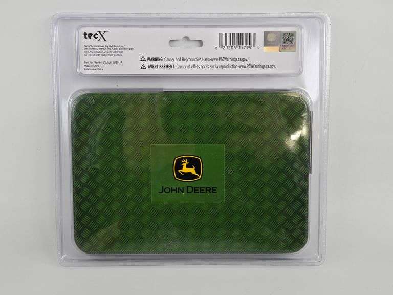 TecX John Deere Folding Knife Collectible Gift Set
