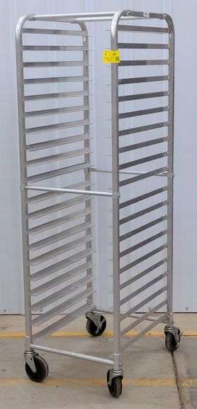 (E) Regency 20-Pan End Load Aluminum Bakery Rack