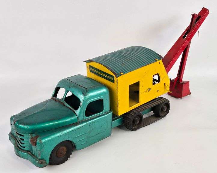 Vintage Structo Construction Co. Mounted Steam Shovel Truck
