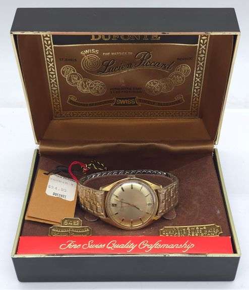 (K) Vintage Dufonte watch. By Lucien Piccard