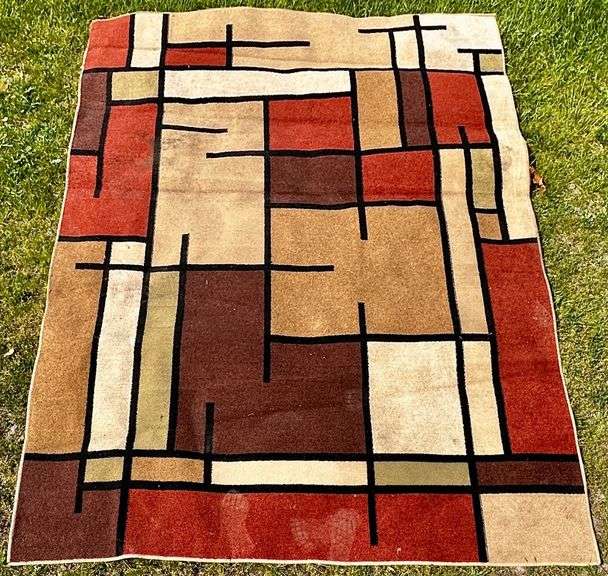 (G) Large Plush Area Rug - Kraft Auction Service, LLC