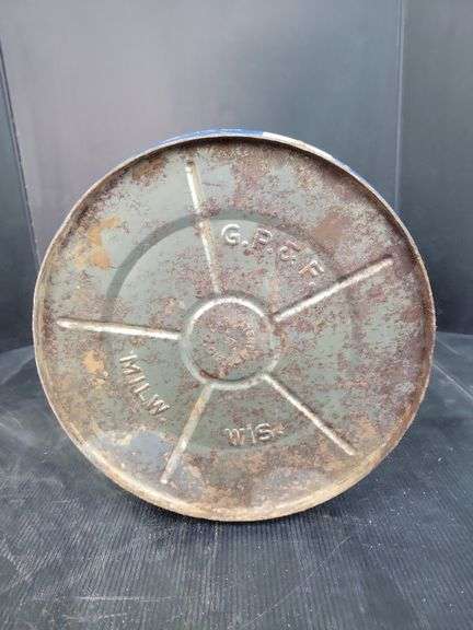 Vintage Mobil Freezone Anti-Freeze Can And Mobil DTE Oil Can