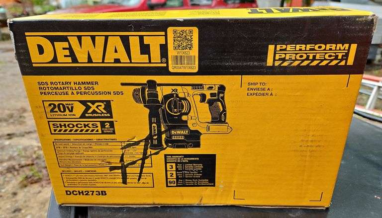 (CC) Dewalt 20V Brushless XR 1" SDS Rotary Hammer. Pt#DCH273B.