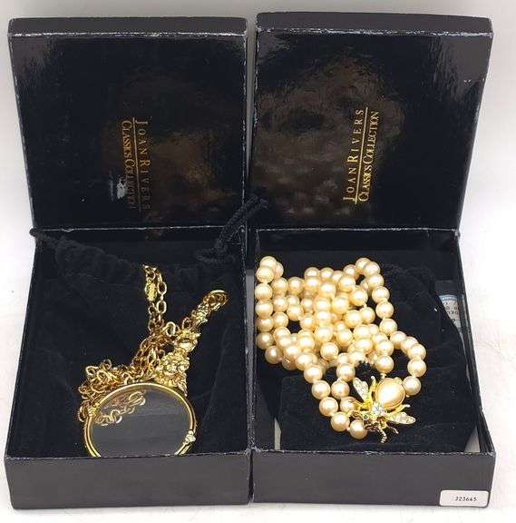 (MC) Two Joan Rivers Statement Necklaces