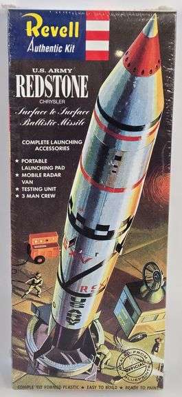 Revell U.S. Army Redstone Chrysler Ballistic Missile Model Kit - Sealed