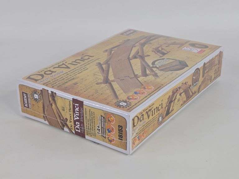 Academy Da Vinci Machine Series Arch Bridge Hobby Model Kit - Sealed