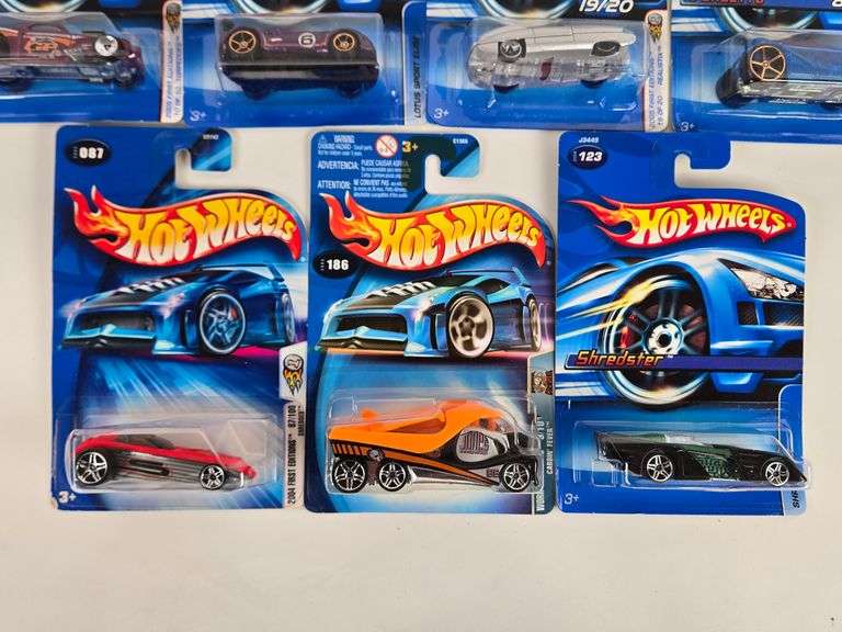 (10) Hot Wheels Die-Cast Cars In Blister Packages