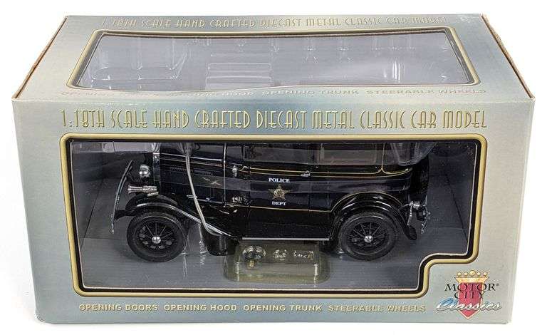MOTOR CITY CLASSICS – Ford A Coupé Riviera 1931, échelle 1/18, édition Luxe (occasion, état Neuf En Boîte)