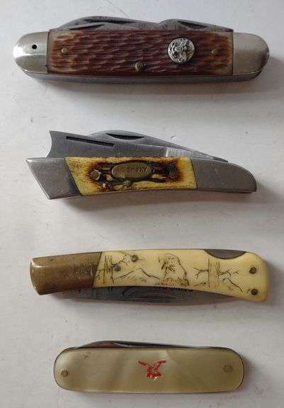 (CC) Various Pocket Knives Incl. Solingen, Ulster & National Blade