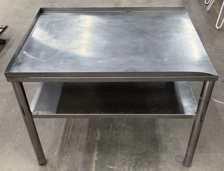 (G) Stainless Steel Kitchen Prep Table