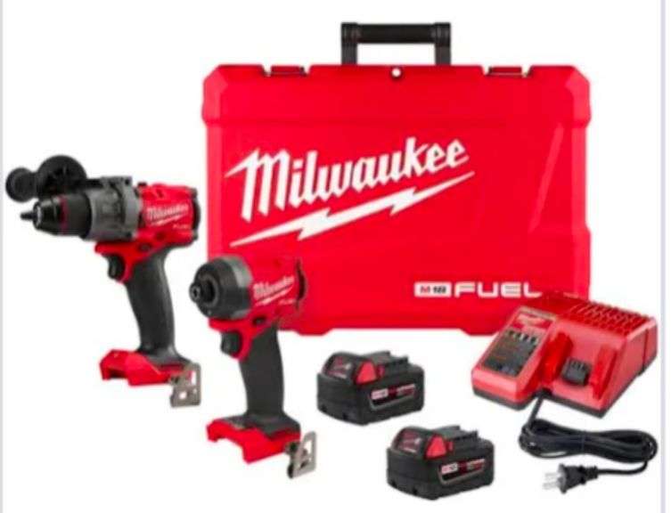 (CC) Milwaukee M18 Cordless Hammer Drill/ Impact Driver