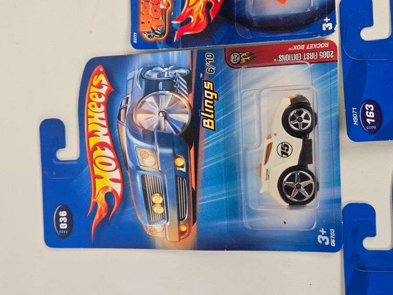 (10) Hot Wheels Die-Cast Cars In Blister Packages