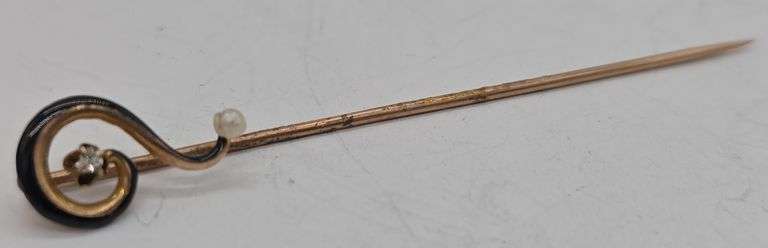 (F) 10K Gold Stick Pin
