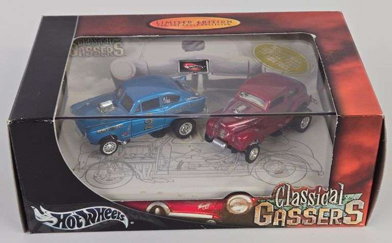 Hot Wheels Classical Gassers 2 Car Collector Set Limited Edition In Box