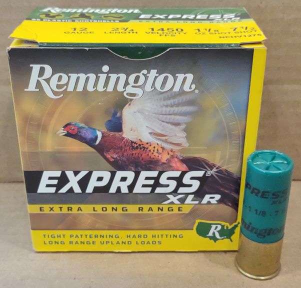 (M) 25 Rds 12 Gauge Remington Express Extra Long-Range Shotgun Shells