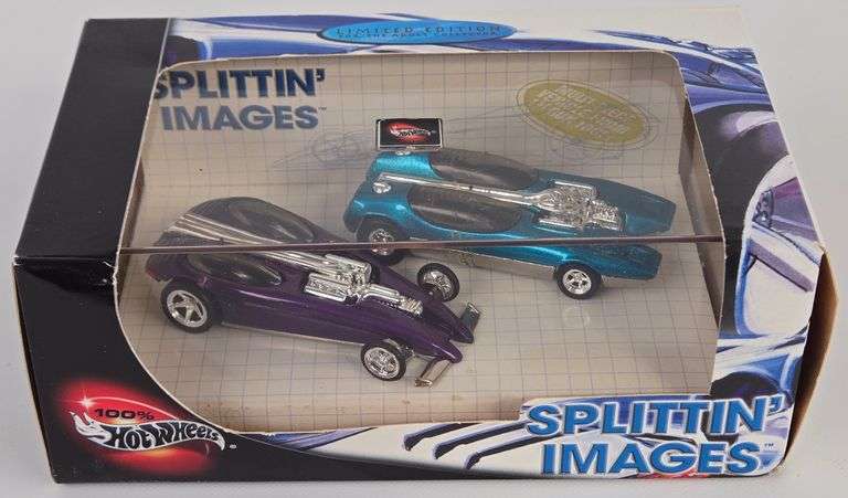 Hot Wheels Splittin' Images 2 Car Collector Set Limited Edition In Box
