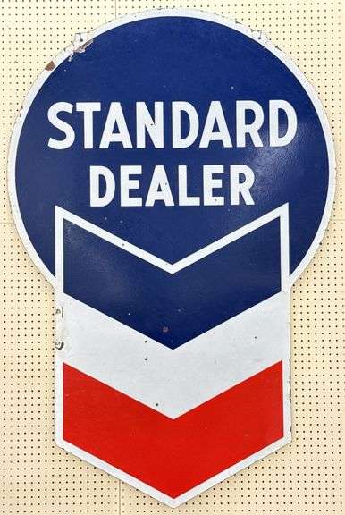6ft Vintage DSP Standard Dealer Die-Cut Sign