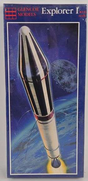 1/6 Scale Glencoe Models Explorer 1 Satellite Model Kit - Sealed