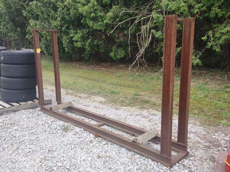 (G) Metal Firewood Rack